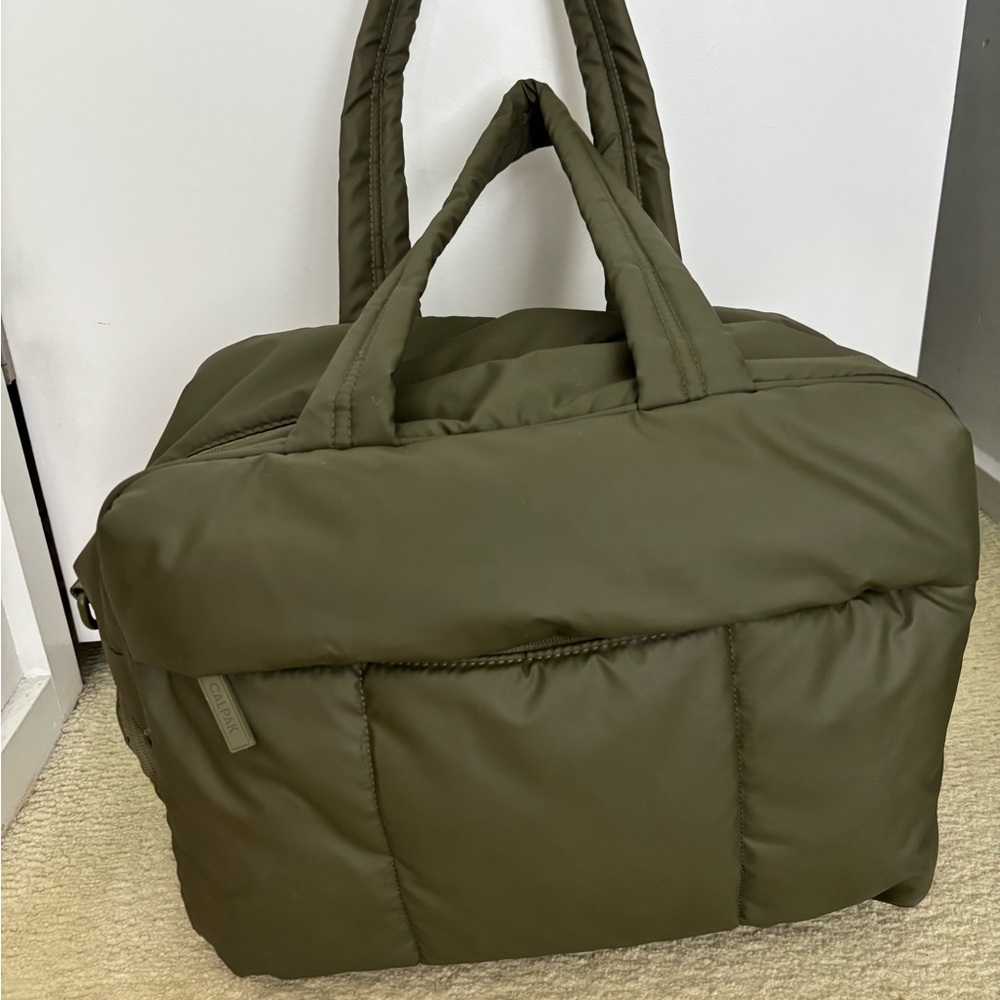 CALPAK LUKA duffel bag in monochrome Pine, limited edition